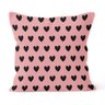 Kit 4 Almofadas Decorativas Own Gratidão e Corações Salmão e Preto - 4