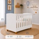 Ver imagem 3 de Quarto de Bebê Completo Apolo | Berço 2 em 1, Cômoda Sapateira 100% MDF