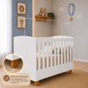 Ver imagem 6 de Quarto de Bebê Completo Apolo | Berço 2 em 1, Cômoda Sapateira 100% MDF