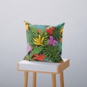 Ver imagem 3 de Kit 4 Almofadas Decorativas Own Flores Folhas e Lisas 45x45 - Almofada Completa