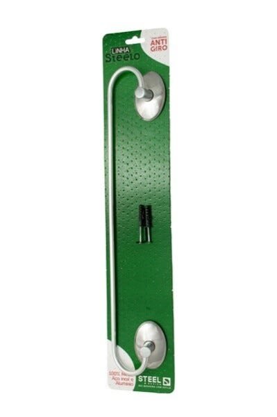 Porta Toalha Reto de 40 cm Linha Steelo Oval - 4