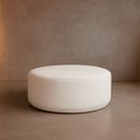 Ver imagem 2 de Puff Redondo Cartagena 1 Metro Corino - 7 Decor Branco