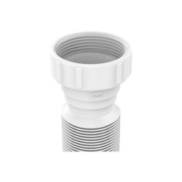 Sifão Tubo Extensivo Duplo Universal Branco Com Porca Pp - 3