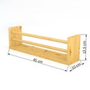 Ver imagem 6 de Prateleira Multiuso Com Fixação Invisível 45cm x 10cm x 13,5cm - Pinus