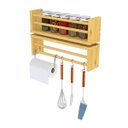 Ver imagem 5 de Prateleira Multiuso Com Fixação Invisível 45cm x 10cm x 13,5cm - Pinus