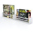 Ver imagem 2 de Prateleira Multiuso Com Fixação Invisível 45cm x 10cm x 13,5cm - Branco