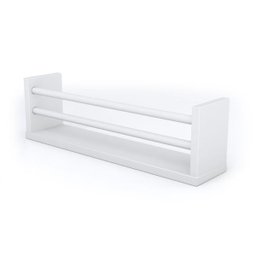 Prateleira Multiuso Com Fixação Invisível 45cm x 10cm x 13,5cm - Branco - 5