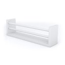 Ver imagem 5 de Prateleira Multiuso Com Fixação Invisível 45cm x 10cm x 13,5cm - Branco