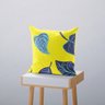 Kit 4 Capas de Almofadas Decorativas Own Folhas e Chevron Amarela - 45x45 cm - 5