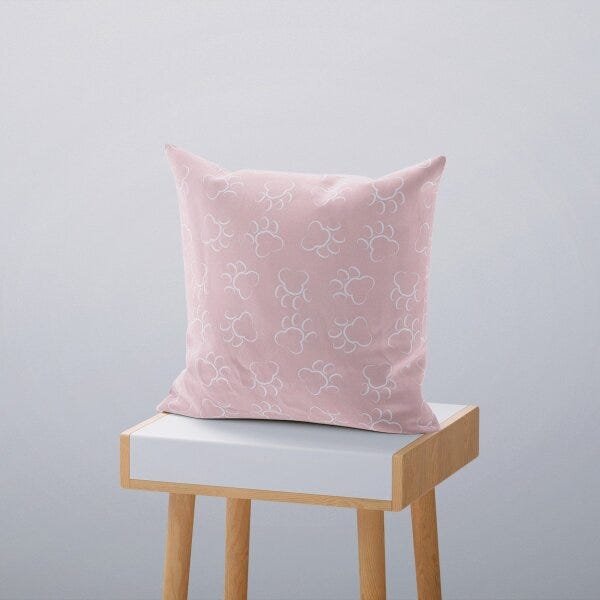 Kit 4 Capas de Almofadas Decorativas Own Love Dog Rosa - 45x45 cm - 5
