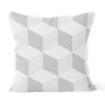 Kit 4 Almofadas Decorativas Own Geométricas Tons de Cinza- 45x45 cm - 2