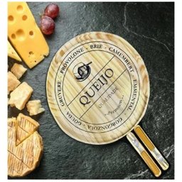 Tábua Bandeja de Frios Garfinhos para Queijo Lanche Churrasco - 2