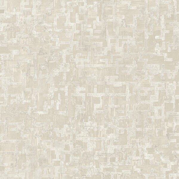 Papel de Parede Importado Vinílico Textura Geométrico Cinza - 4