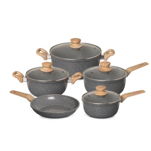 Jogo de Panelas 5 Pecas Marble Edition - Oster