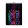 Quadro Decorativo Canvas Gamer Colorido 136x86cm - 3