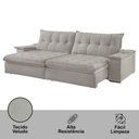 Ver imagem 4 de Sofá Lua Veludo 02 Módulos 80 Cm B25cm Meu Sofá Online
