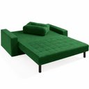 Ver imagem 2 de Sofá Cama Casal em Tecido Veludo 182cm com Espuma D28 Murilo