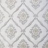 Papel de Parede Importado Lavável Off White Arabesco Cinza - 2