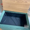 Ver imagem 2 de Puff Baú Flex com Mesa de Centro 60x40 Veludo Verde
