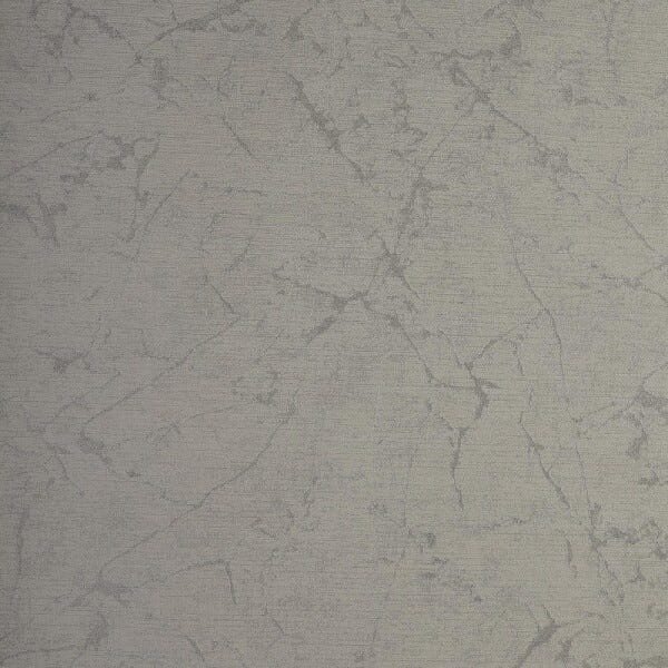 Papel de Parede Texturizado Cinza Claro com Glitter - 2
