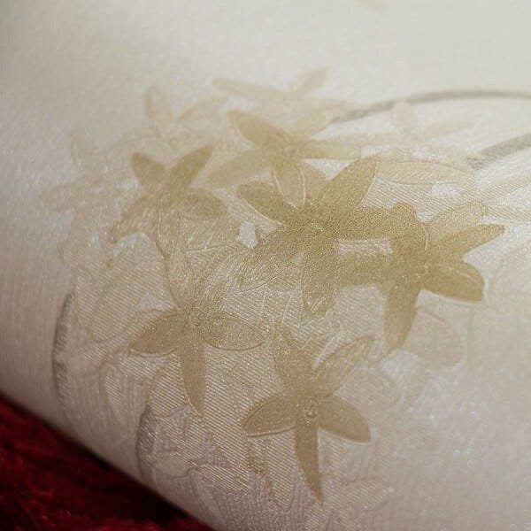 Papel de Parede Importado Vinílico Lavável Bege Floral 10m - 3