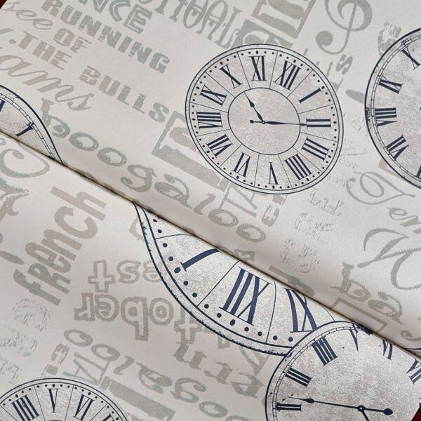 Papel de Parede Importado Vinílico Lavável Estilo Vintage - 2