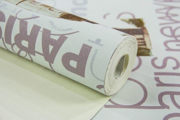 Papel de Parede Importado Vinílico Lavável 53cm X 10m London Paris Torre com Tonalidade Cinza, Prata - 5