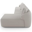 Ver imagem 7 de Sofá 5 Lugares com Chaise Direito Sala Living 388cm Arlo F04 Linho Cru - Lyam Decor