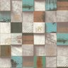 Papel de Parede Importado Textura Mosaico Madeira Cubos 3d - 4