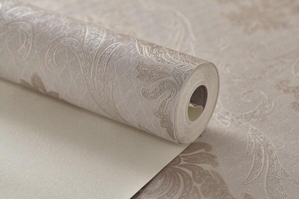 Papel de Parede Importado Vinílico Lavável Arabesco Fendi - 1