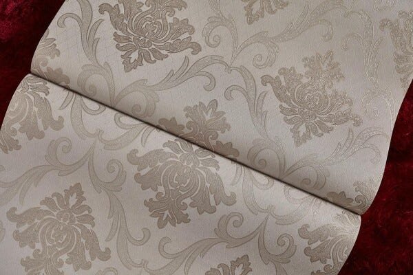 Papel de Parede Importado Vinílico Lavável Arabesco Fendi - 3