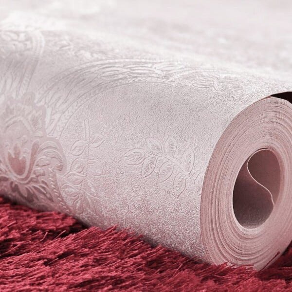 Papel de Parede Vinílico Texturizado Detalhes em Prata - 2