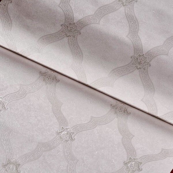 Papel de Parede Vinílico Texturizado Detalhes em Prata - 3