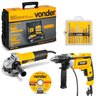 Kit Esmerilhadeira + Furadeira Impacto 4.1/2 Efv751 - 110v - 2