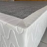 Base Box Solteiro Somier Branca 88x188x25 + Pés - 2