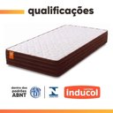 Ver imagem 6 de Cama Box Baú Solteiro Colchão Molas Qatar 88x188x63cm Marrom/Branco- Suporta até 150kg por Pessoa