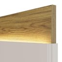 Ver imagem 4 de Painel para Tv New Lincoln 240 Cm - Freijó C/ Off White Gloss