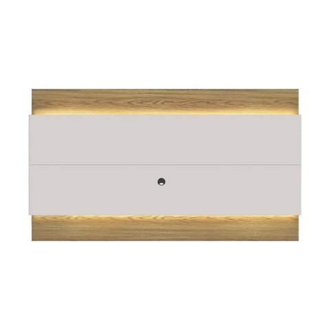 Painel para Tv New Lincoln 240 Cm - Freijó C/ Off White Gloss