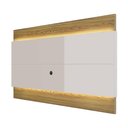 Ver imagem 2 de Painel para Tv New Lincoln 240 Cm - Freijó C/ Off White Gloss