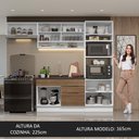 Ver imagem 6 de Armário de Cozinha Completa 270cm Branco/Rustic Stella Madesa 09