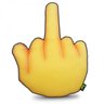 Almofada Emoticon - Emoji Dedo do Meio - 1