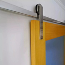 Ver imagem 3 de Porta de Correr Lisa C/ Fundo Primer Branco Kit Aparente 210x82