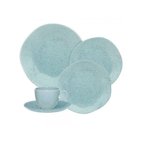 Aparelho de Jantar e Chá Oxford 20 Peças Blue Bay Ra20-9507