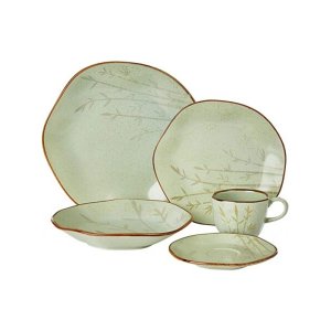 Aparelho de Jantar e Chá Oxford 20 Peças Bambu Ra20-960