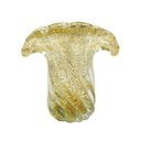 Ver imagem 3 de Vaso Murano Cannaregio Incolor e Dourado G
