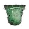 Vaso Murano Castello III Verde e Dourado G - 2