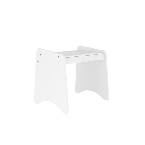 Mesinha Infantil Montessori com Regulagem de Altura Movelbras Luna Branco