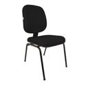 Ver imagem 1 de Cadeira Fixa Diretor Fire sem Braço - Tecido J.Serrano - Preto