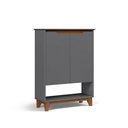 Ver imagem 3 de Sapateira Hall Flow Cinza para Organização de Calçados com Design Moderno para Quarto e Entrada