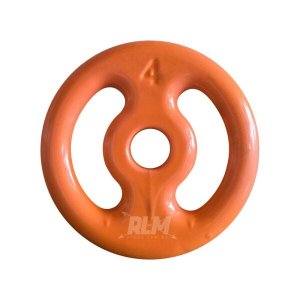 Anilha Emborrachada 4 Kg - Laranja